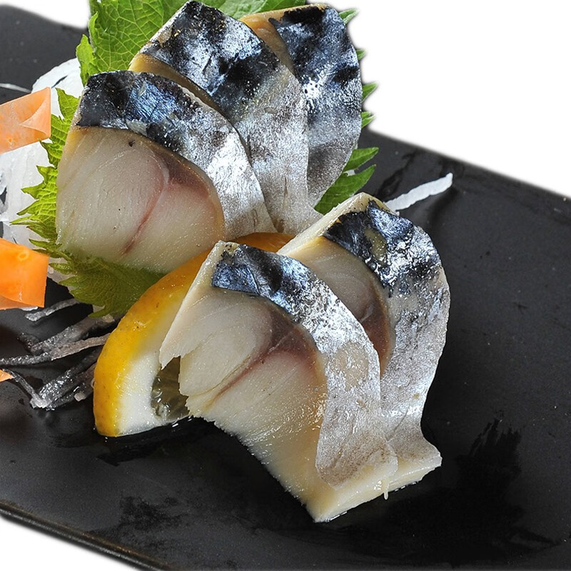 御鲜轩 日式醋鲭鱼刺身60-80g/ 4片 生食级青花鱼片鲭鱼片日料海鲜