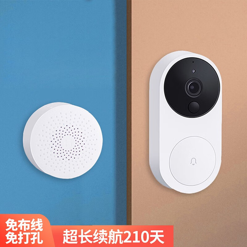 可视门铃智能电子猫眼门口无线监控家用米iot接入米家aseblarm 智能