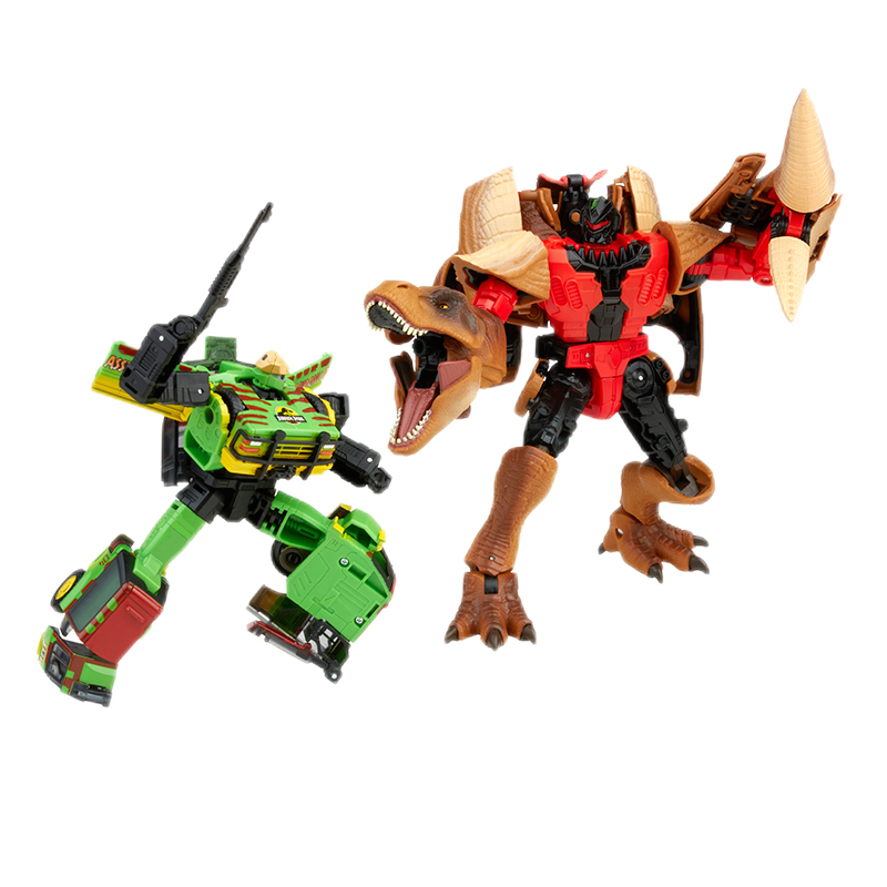 變形金剛（TRANSFORMERS）兒童男孩玩具模型機(jī)器人手辦禮物侏羅紀(jì)汽車人JP93和霸王龍F(tuán)0632