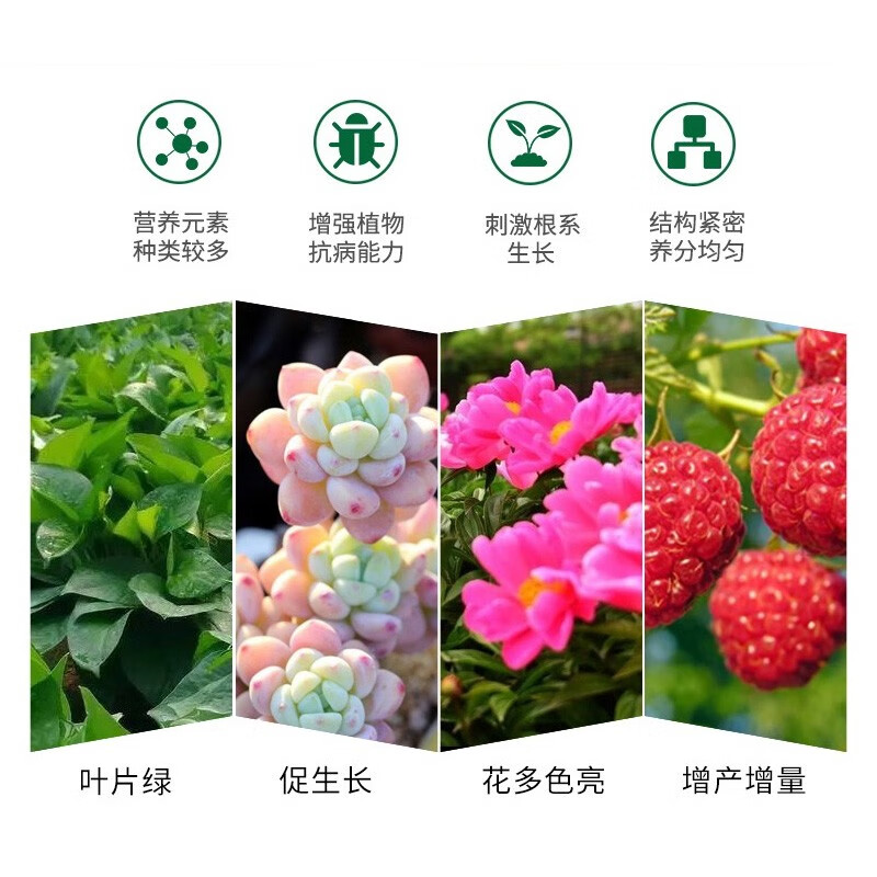 柯诺复合肥氮磷钾花肥蔬菜果树养花多肉三元速效有机肥料化肥花卉盆栽家用速效复合肥通用型速效复合肥350g 虎窝购