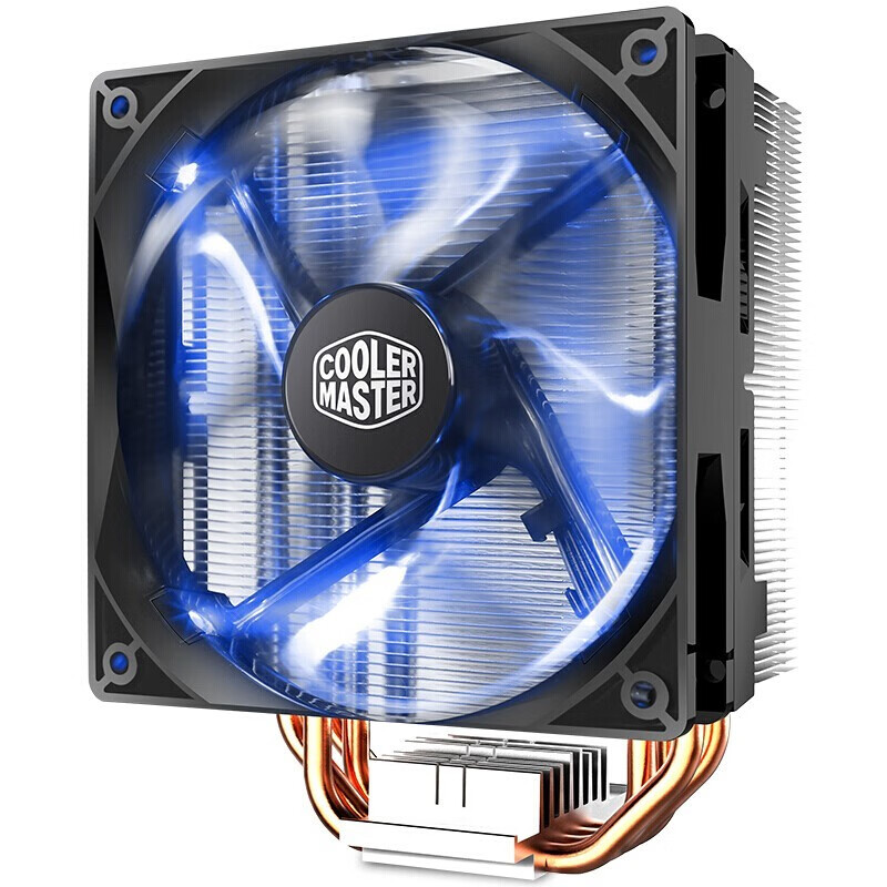 酷冷至尊 暴雪T400i CPU散热器 风冷/台式电脑.主机风扇（4热管/ PWM温控/有硅脂） T400i/蓝光/i5 i7 i9 INTEL平台