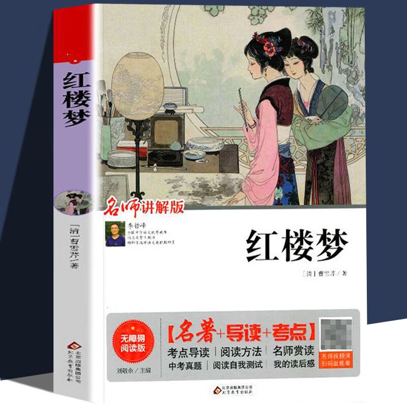 红楼梦名师讲解导读考点青少年版初中生阅读经典文学名著儿童读物