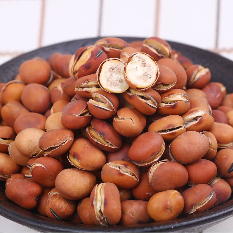 xywlkj岙环炒豆炒糊豆豆子炒货香酥椒盐蚕豆浙江台州温岭坚果特产500g