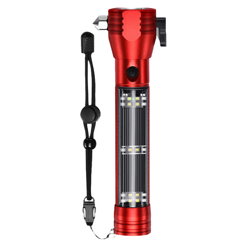 百年巨馬汽車(chē)安全錘 破窗器車(chē)載車(chē)用多功能鎢鋼錘逃生救生錘碎玻璃滅火器 紅色款 套餐二