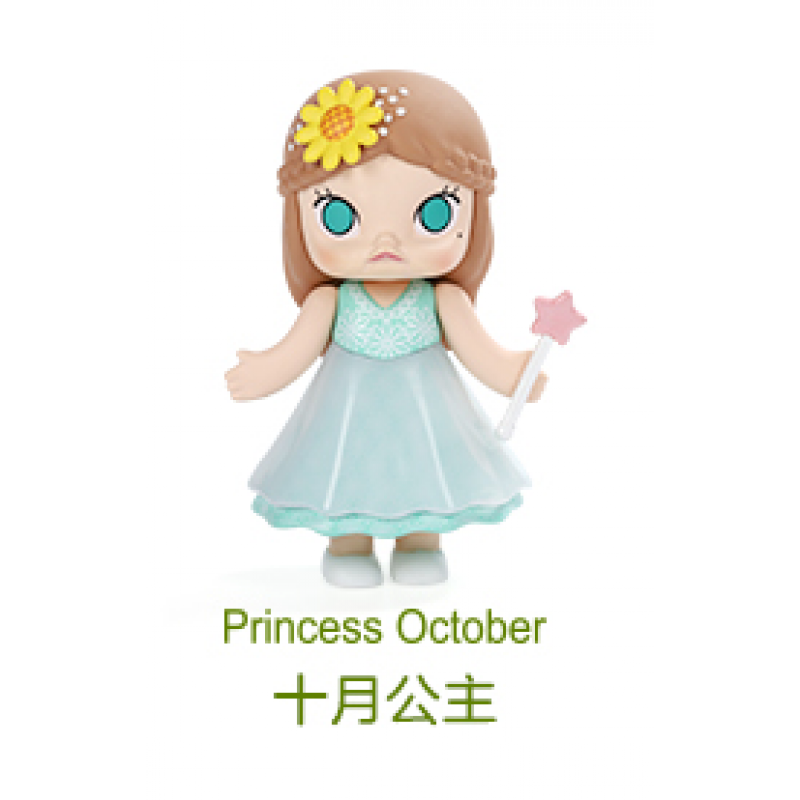泡泡·玛特婚礼花童molly婚礼花童系列盲盒月份公主公仔潮玩摆件 十月