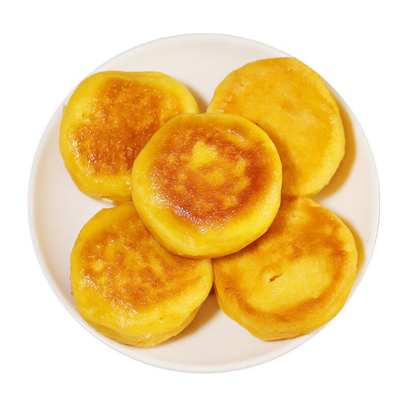 小吃黄金嫩玉米饼杂粮食品早餐半成品可即食玉米馒头烧饼 黄金玉米饼