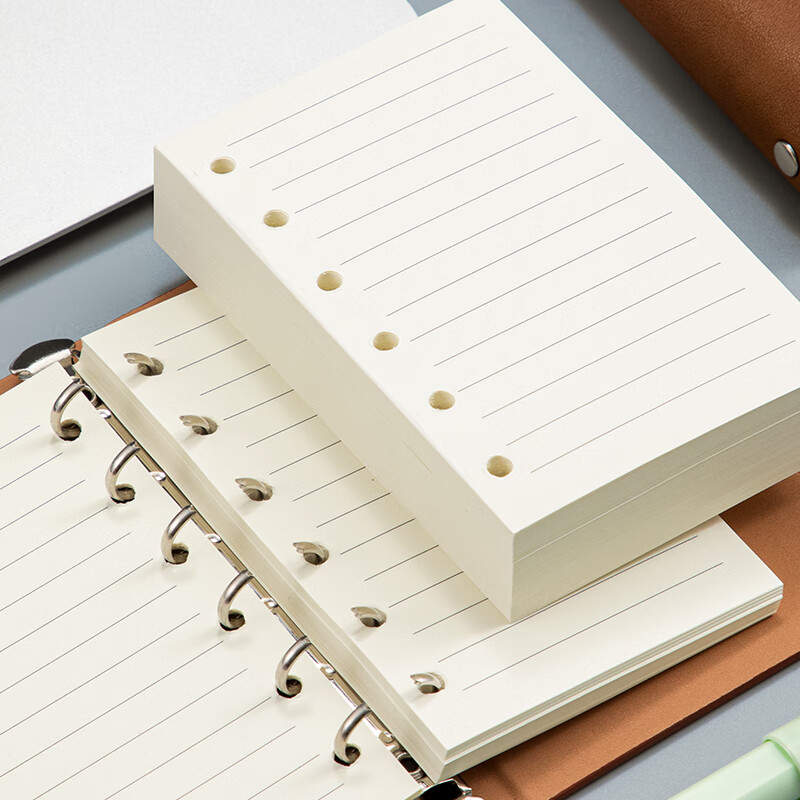 嘉然恒【2本装】a7活页本内芯可替换活页纸笔记本本子替芯定制