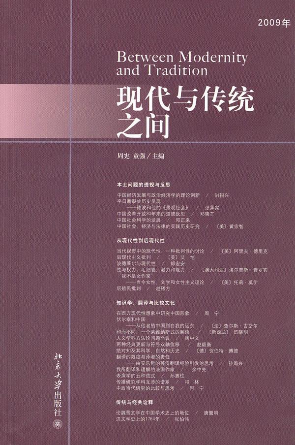现代与传统之间 周宪,童强 主编【正版书】