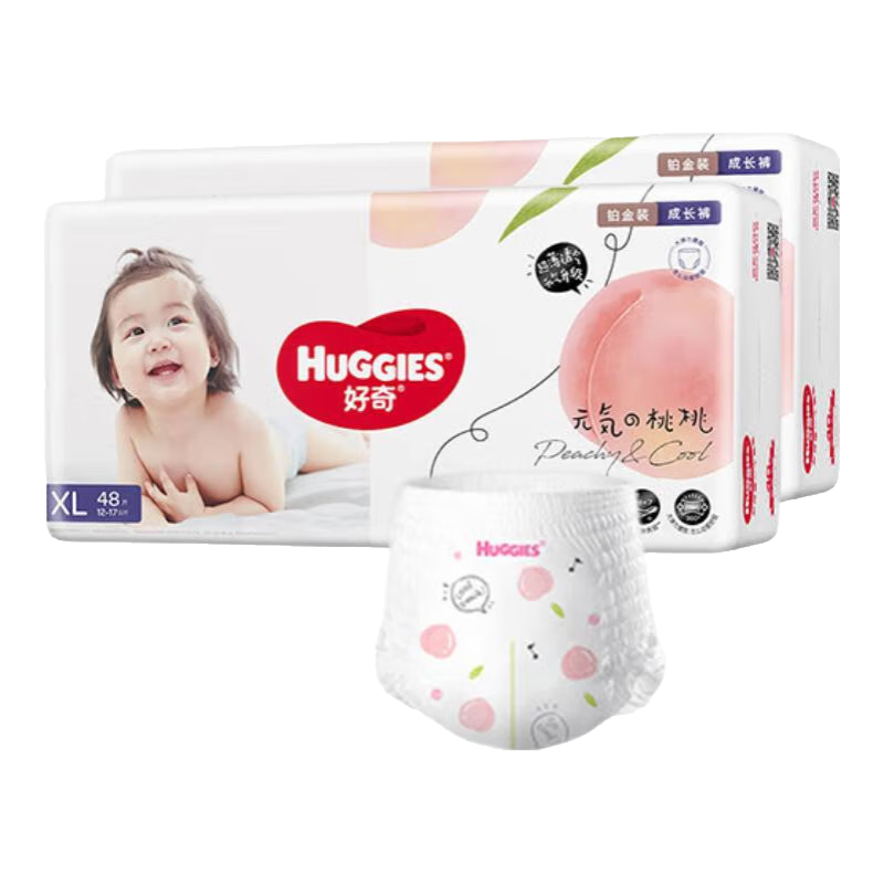 ���棨Huggies�� ����װ������ Ӥ���ɳ����ᱡ͸��С�ҿ���ʪ XXL50Ƭ��15kg���ϡ�