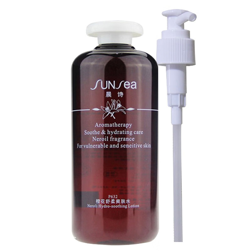 晨诗(sunsea)橙花舒柔爽肤水森林雅舍平衡肌肤舒缓锁水保湿500ml P632
