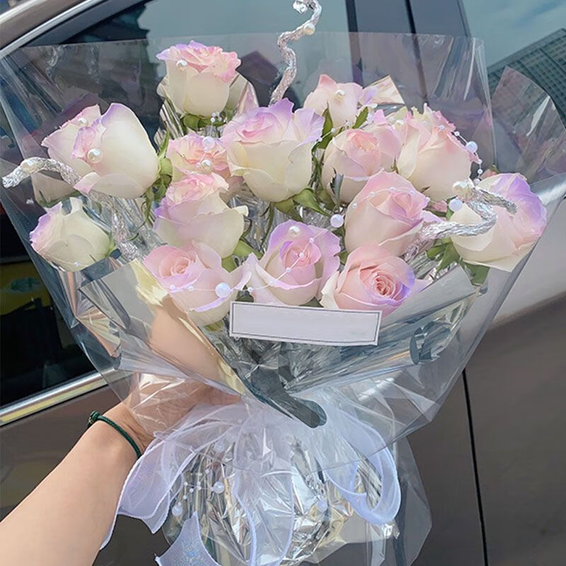 新年礼物送爱的ta人鱼姬玫瑰仿真成品香皂花束七夕女友朋友闺蜜生
