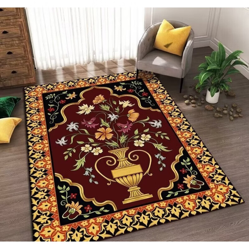 nolin 诺凌祈祷地毯回族拜毡可折叠可水洗客厅金钻绒地毯民族风地毯