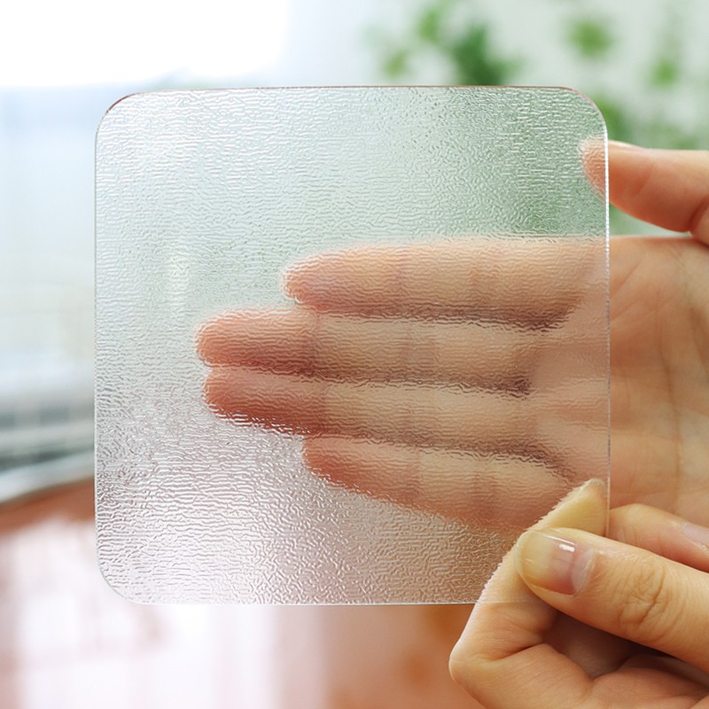 钟爱一生杯垫餐垫防水防油隔热垫防烫桌垫PVC锅垫盘子垫碗垫软玻璃水晶板 杯垫 方形10*10cm 款式随机 单件装