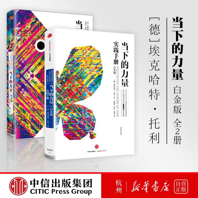 当下的力量白金版系列 实践手册 当下的力量 套装2册 埃克哈特托利