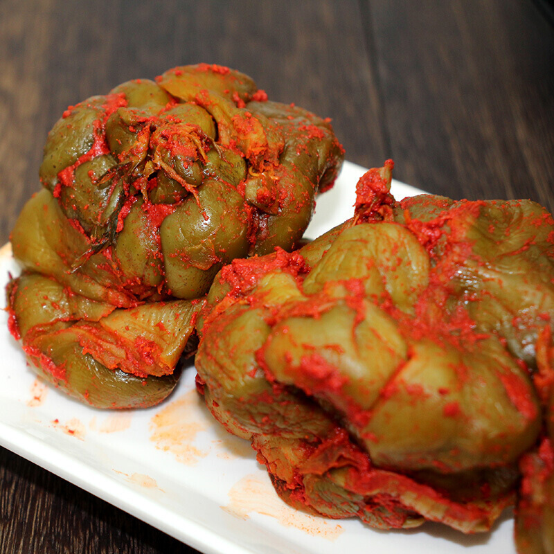 虎钢馋宁波特产余姚五香风干榨菜整棵榨菜头榨菜芯酱菜咸菜下饭菜