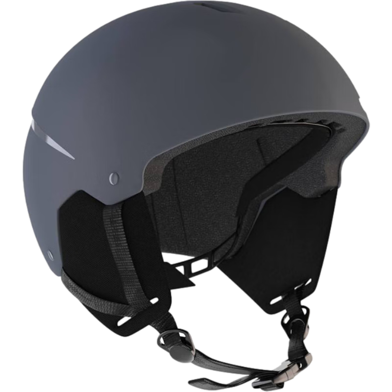 DECATHLON 迪卡侬 滑雪头盔滑雪装备成人透气抗冲击[新老款随机发]2573838深灰色M码