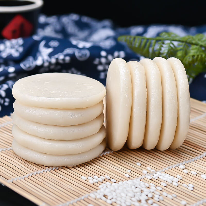 糯米农家手工铜仁特产小吃粑粑年糕糯米团子 3斤12个(黄豆粉 红糖浆)