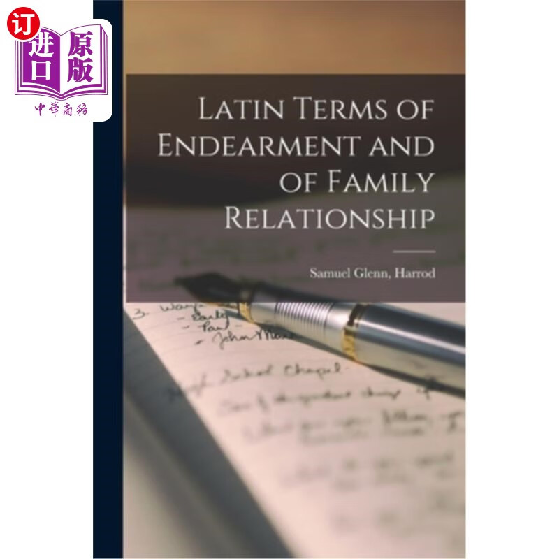 海外直订latin terms of endearment and of family relationship