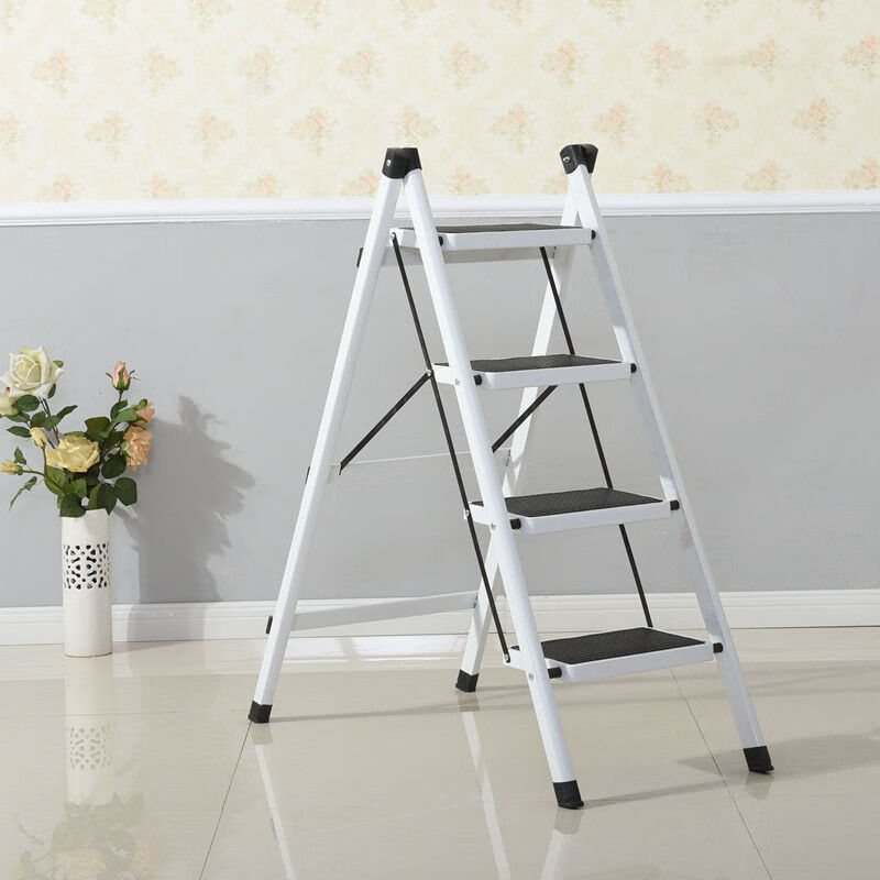 秋佳家用三步梯子折叠梯合梯多功能人字梯加厚宿舍室内四步小爬梯楼