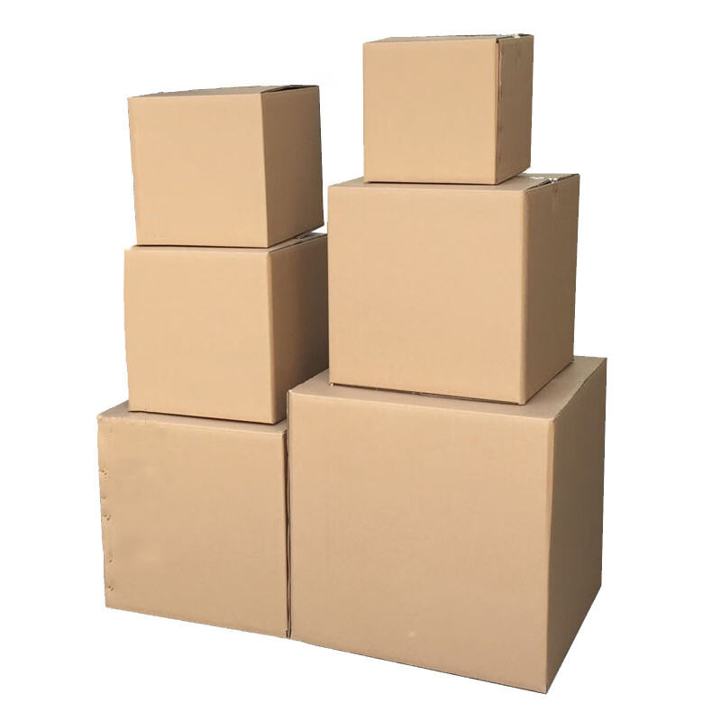 木哈漫 正方形纸箱10cm-60cm方型纸盒包装纸箱子五层特硬正方形纸箱三层 30x30x15 三层普通