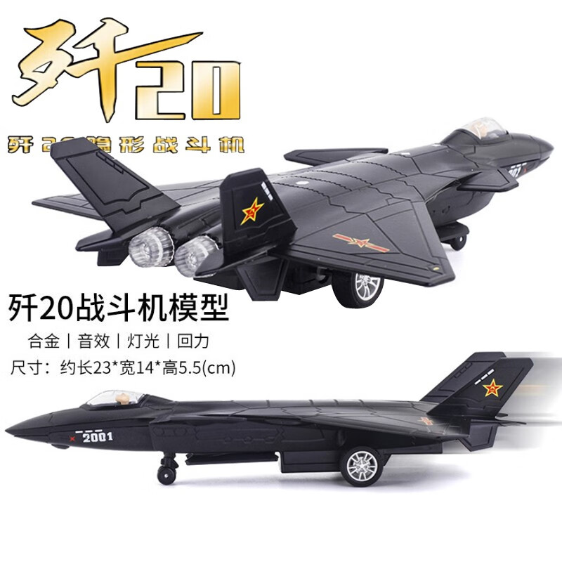 歼20飞机模型合金玩具J20隐身战斗机金属军事摆件航模国防展览收藏礼品儿童玩具送朋友节生日礼物礼品 歼20合金战机（声光版含支架）属于什么档次？