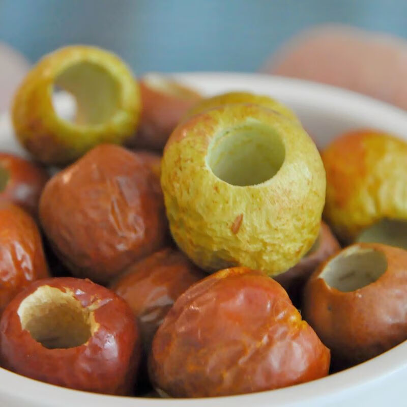 五零团绿糖心新疆兵团五零团冬枣零添加非油炸脆枣冻干脆冬枣整颗去核