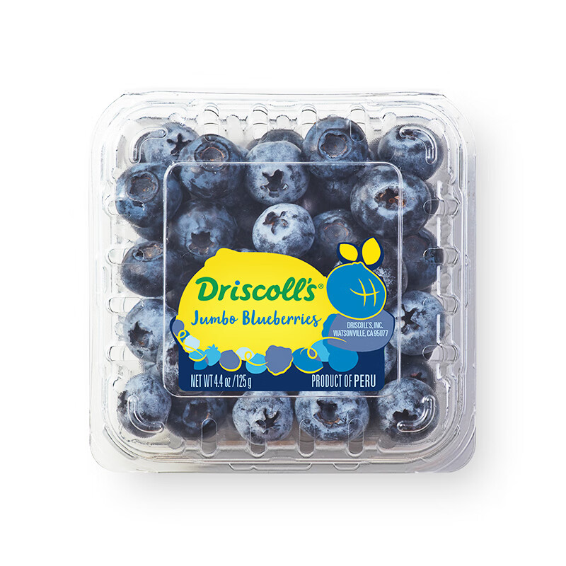 京鲜生 Driscoll's怡颗莓 秘鲁蓝莓 超大果（18mm）1盒 125g怎么样,好用不?