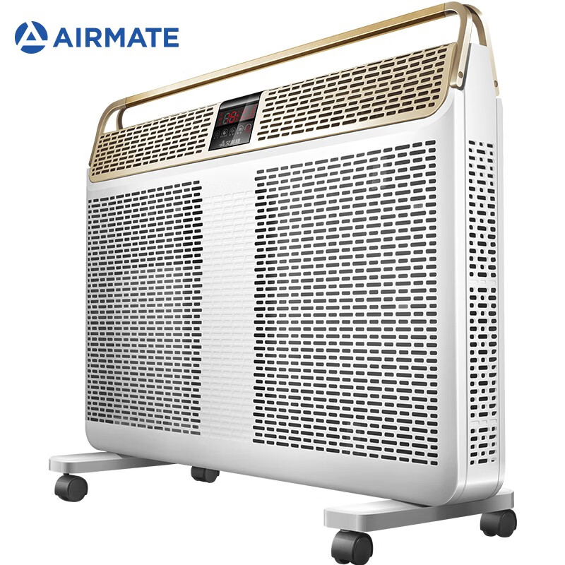 艾美特（Airmate）取暖器/电暖器家用/欧式快热炉 3D立体电暖气/烤火炉 遥控大功率取暖HL24088R-W