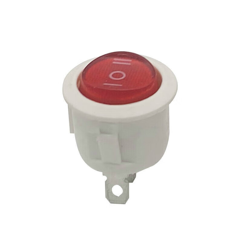 千宏艺霄20mm圆形船型开关3脚3档小电锅开关电饭煲电炒锅电热锅煮