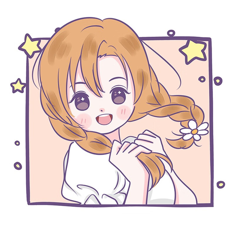 q版头像手绘定制卡通动漫图情侣头像真人照片宠物设计制作设计 单人