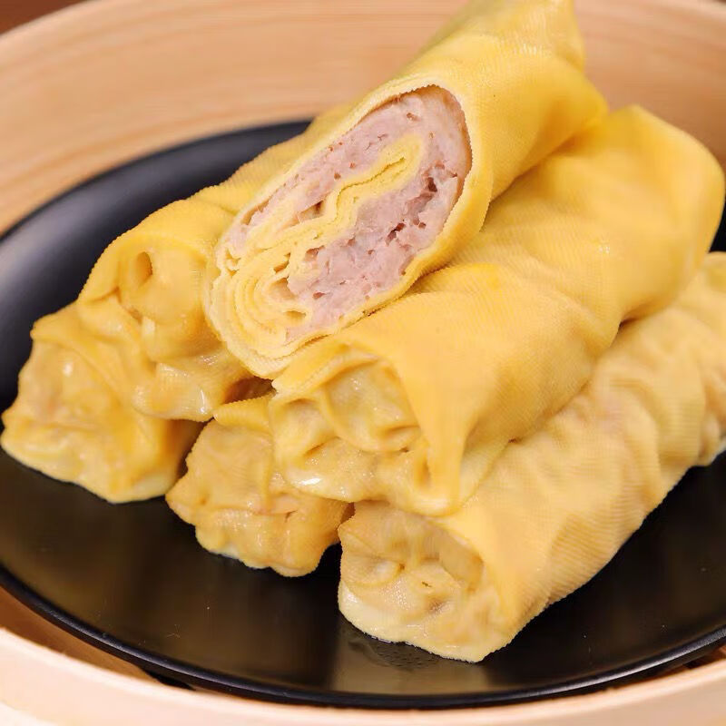 鲜肉上汤百叶包新鲜速冻豆腐皮包肉百叶包猪肉火锅快餐食堂50个装 50