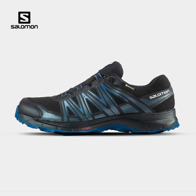 萨洛蒙（Salomon）男款 户外运动防水透气舒适耐磨日常通勤徒步鞋 XA SIERRA GTX 黑色 412562 UK8(42)