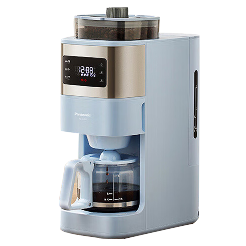 Panasonic 松下 美式咖啡机全自动家用 研磨一体 自动清洁 智能保温 多档浓度