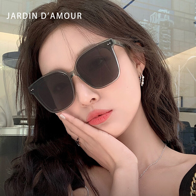Jardin d'amour太阳镜男女墨镜高清尼龙大框显脸小开车驾驶眼镜开学