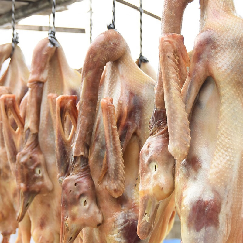 忆味斋安徽六安咸鹅农家本地老鹅大草鹅活鹅腌制腊鹅风干鹅整鹅整只3