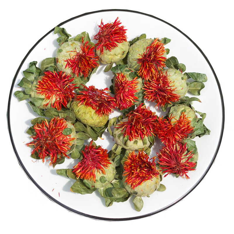 西藏红花果 整朵红花茶 新货红花头 橙菠萝 草红花500克 1000克