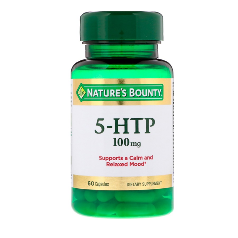 自然之宝(natures bounty) 5-htp 改善睡眠五羟色胺酸胶囊  100mg 60