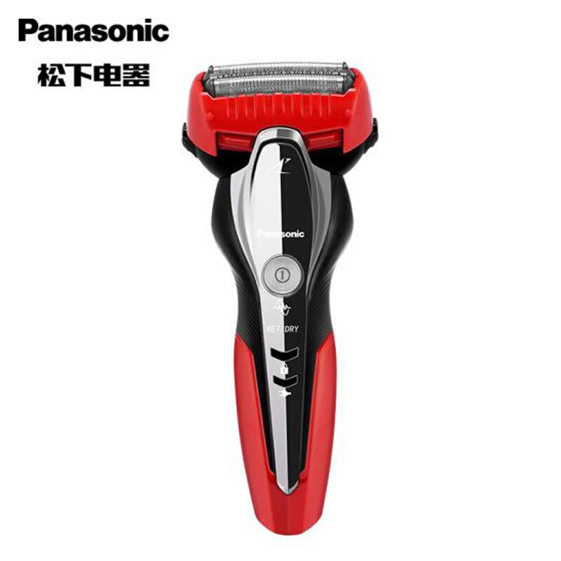 松下（Panasonic）剃须刀电动刮胡刀进口机身全身水洗往复式剃胡刀电须刀ES-ST3Q 红色