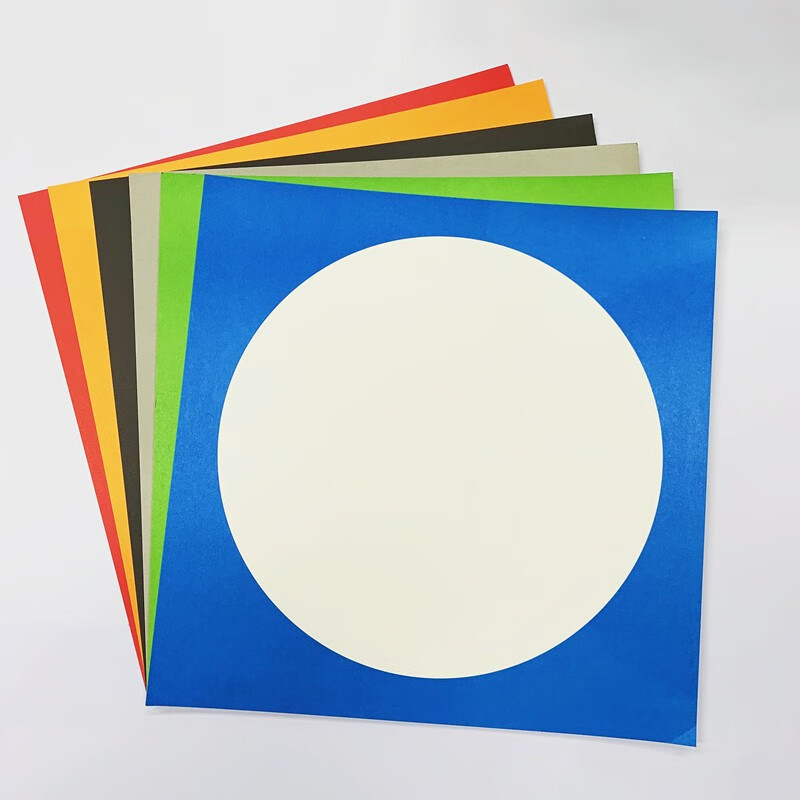 绿文卡纸美术边框纸幼儿园儿童画画带边框绘画纸学生用美术作品作业硬