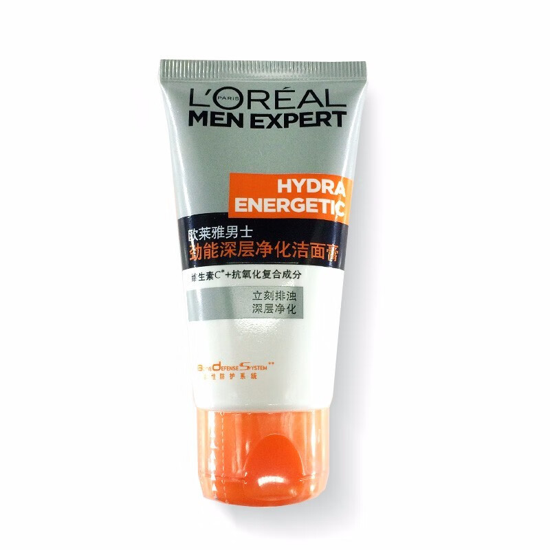 欧莱雅(loreal)loreal 男士洗面奶洁面乳50ml控油抗黑头补水(随机发货