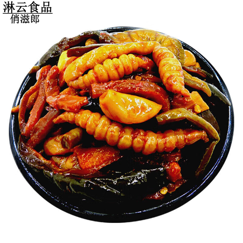 虎钢馋酱八宝什锦咸菜萝卜干黄瓜条宝塔即食下饭菜配粥农家腌菜 一斤