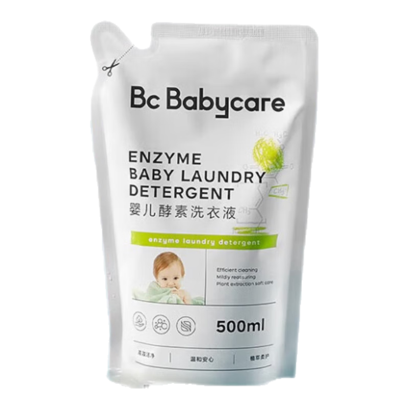 babycare Ӥ�׶�ͯϴ��Һ �����޾ƾ� ֲ����� 0-3�� 500ml 13.9Ԫ