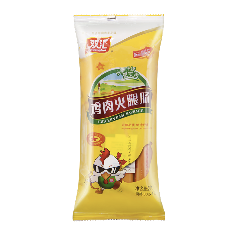 双汇【组合】王中王240g+润口玉米肠240g+鸡肉肠225g*2袋+火炫风45g 组合装5袋 27.9元(需领券)