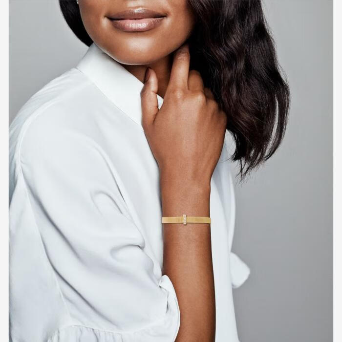 PANDORA 潘多拉（PANDORA）闪光时尚串饰手链DIY饰品精美吊坠768671C01 as pic os