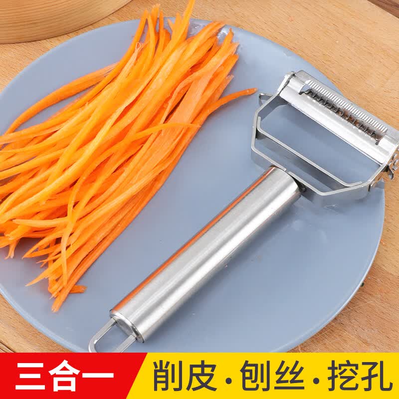 新厨仕（Necooks） 不锈钢刨丝器土豆刮皮刀胡萝卜擦丝器多功能削皮刀怎么看?