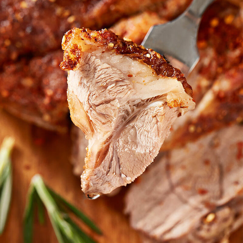 1号会员店 宁夏盐池滩羊 去骨后腿肉2斤 180天乳羔羊 羊肉生鲜 羊腿肉