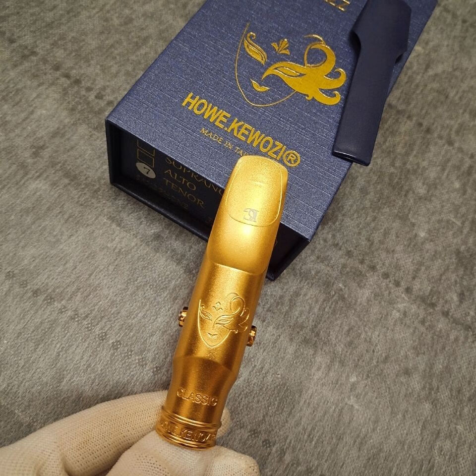 复刻版温妮杜尔迦金属笛头中音高音次中音萨克斯笛头配件 中音6号 麻