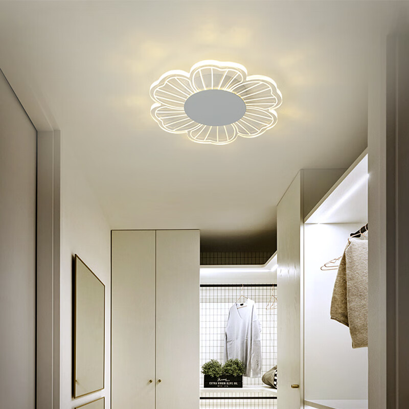 欧普灯具现代简约走廊吸顶灯玄关阳台过道灯led门厅灯饰灯具 a款直径