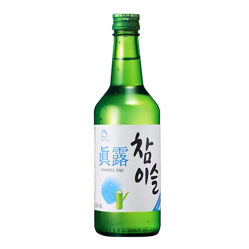 网红真露 Jinro 烧酒进口17 2 竹炭酒韩国酒进口洋酒清酒新竹炭烧酒整箱360ml组合真露烧酒17 2度新竹炭酒360ml 2瓶 虎窝购