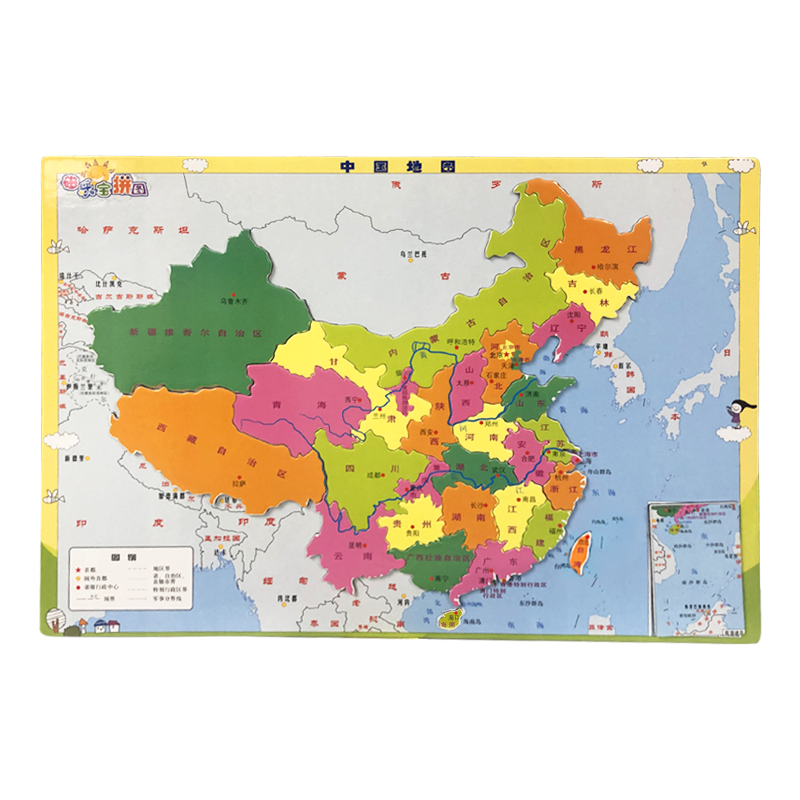 京东中国地图产品购买指南-历史价格走势、销量趋势分析|磁性拼图磁乐宝